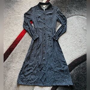 Fresha London Button Front MIDI Shirt Dress